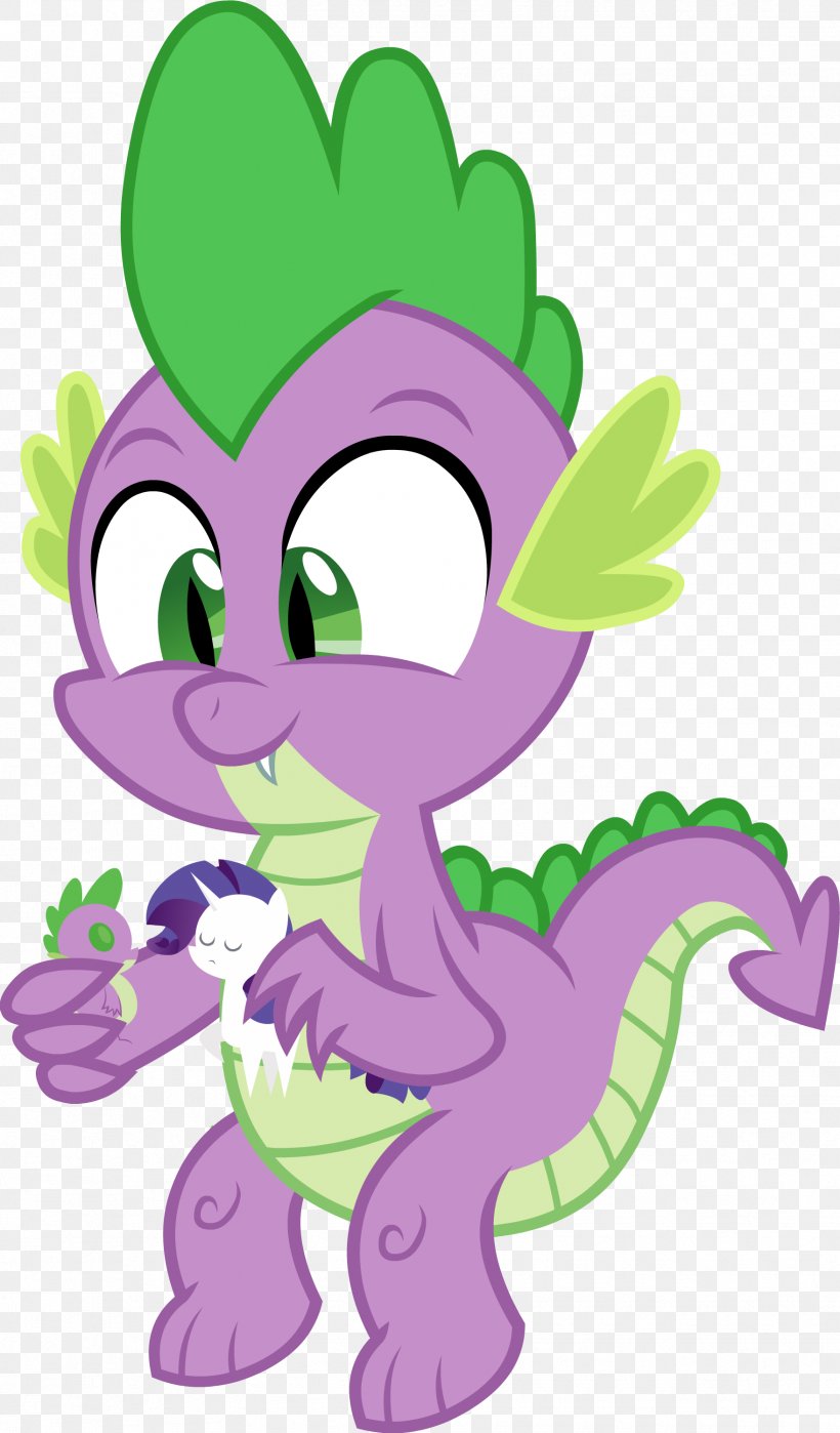 Spike Rarity Pony Rainbow Dash Horse, PNG, 1759x3000px, Watercolor, Cartoon, Flower, Frame, Heart Download Free