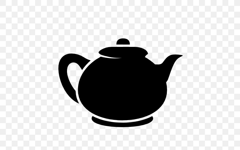 Teapot, PNG, 512x512px, Tea, Black And White, Coffeemaker, Cup, Drink Download Free