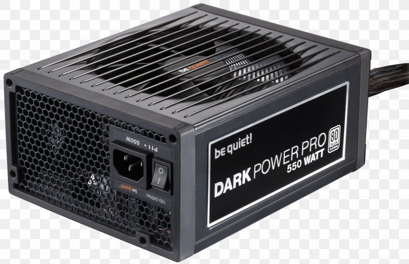 Power Supply Unit 80 Plus Power Converters Be Quiet! ATX, PNG, 2514x1627px, 80 Plus, Power Supply Unit, Atx, Battery, Be Quiet Download Free