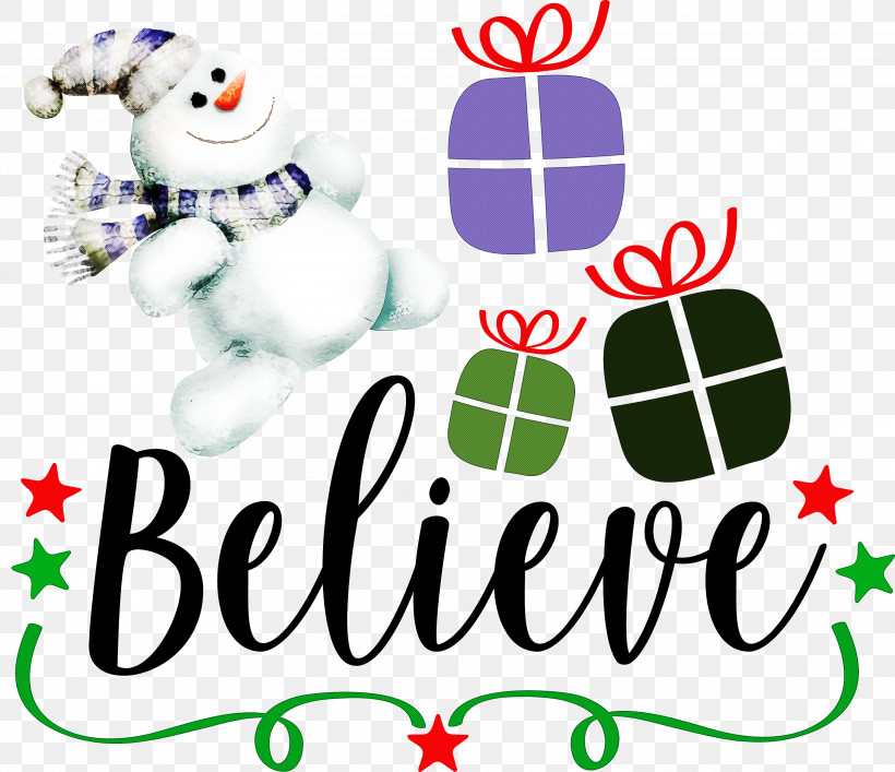 Believe Santa Christmas, PNG, 3000x2588px, Believe, Christmas, Christmas Day, Christmas Decoration, Creativity Download Free