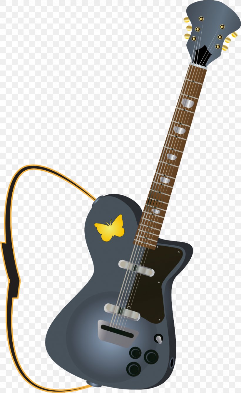 Musical Instrument Electric Guitar, PNG, 839x1370px, Watercolor, Cartoon, Flower, Frame, Heart Download Free