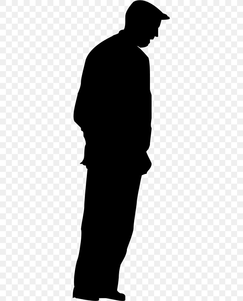 Silhouette Woman Stock Photography, PNG, 329x1016px, Silhouette, Black, Black And White, Court, Homo Sapiens Download Free