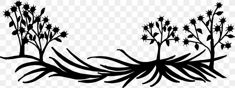 Clip Art Plant Stem Leaf Line Art Flower, PNG, 3265x1223px, Plant Stem, Art, Black M, Blackandwhite, Botany Download Free