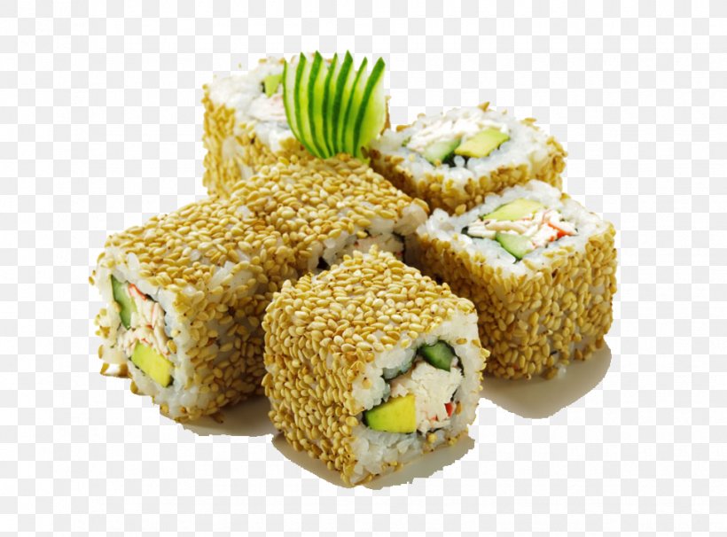 Sushi Take-out California Roll Japanese Cuisine Food, PNG, 970x718px, Sushi, Appetizer, Asian Food, California Roll, Comfort Food Download Free