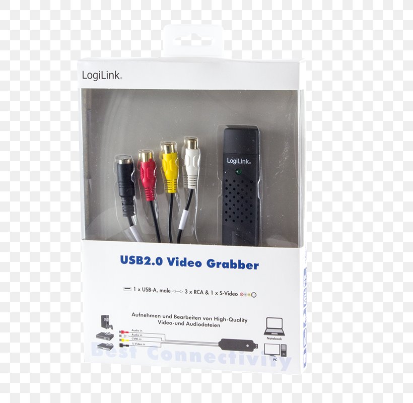 VHS Frame Grabber Graphics Cards & Video Adapters Audio USB, PNG, 800x800px, Vhs, Adapter, Audio, Cable, Electronic Device Download Free