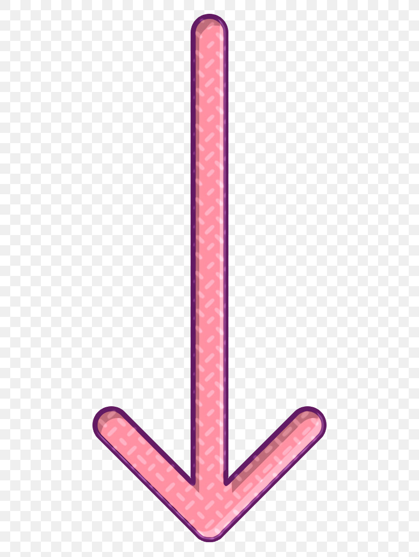 Arrow Icon Direction Icon Down Icon, PNG, 552x1090px, Arrow Icon, Direction Icon, Down Icon, Pink, Pointer Icon Download Free