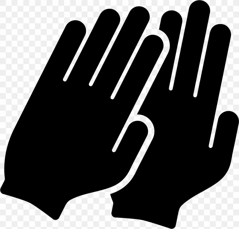 Medical Glove Icon Design, PNG, 981x942px, Glove, Black, Black And White, Finger, Hand Download Free