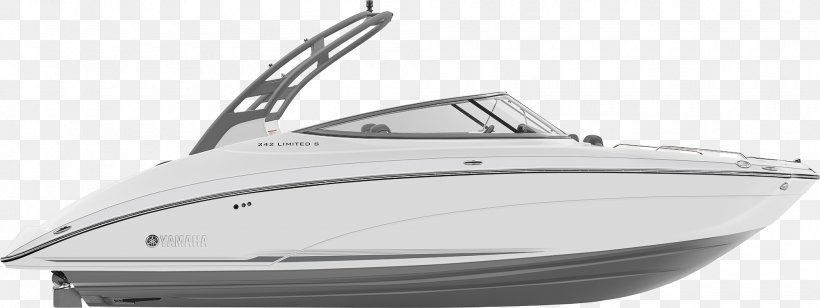 Motor Boats Yamaha Motor Company Boating Personal Water Craft, PNG, 2000x752px, Motor Boats, Black And White, Boat, Boating, Ecosystem Download Free