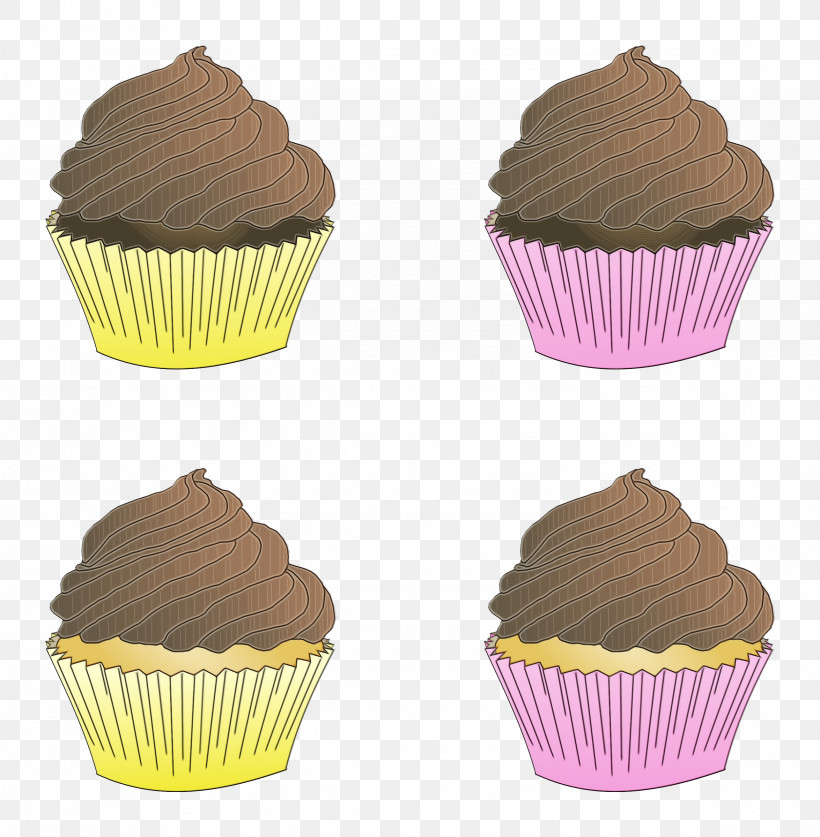 Cupcake Baking Cup Food Dessert Buttercream, PNG, 2349x2400px, Watercolor, Baking, Baking Cup, Buttercream, Cake Download Free