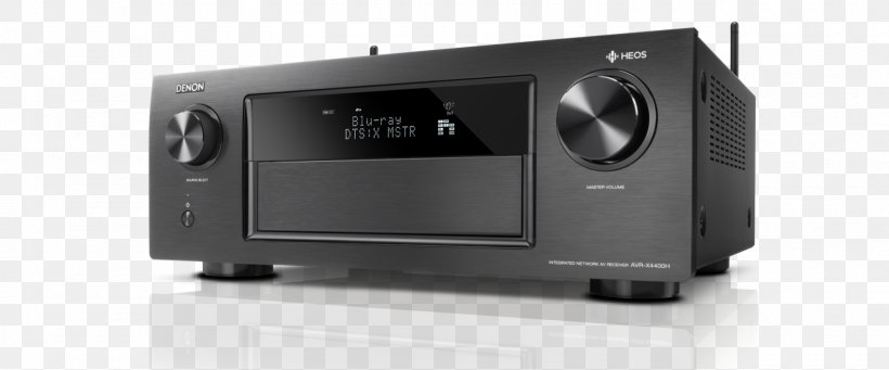 Denon AVR-X4400H 9.2 Channel AV Receiver Denon AVR-X4300H 4K Resolution, PNG, 1600x667px, 4k Resolution, Av Receiver, Audio, Audio Equipment, Audio Receiver Download Free