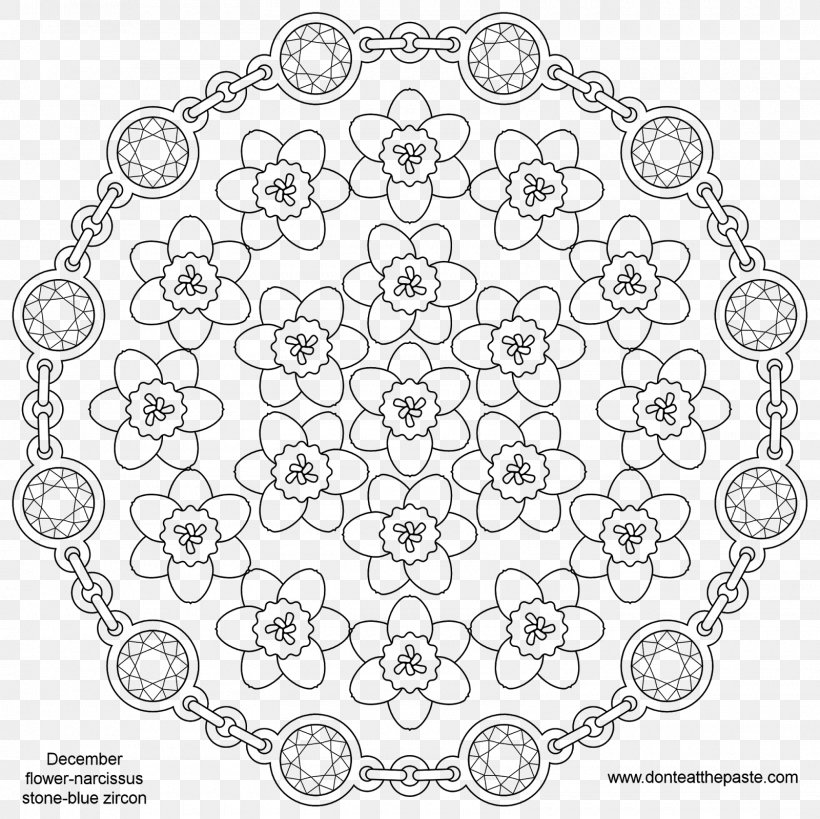 Mandala School Day Of Non-violence And Peace Doves As Symbols Drawing, PNG, 1600x1600px, 30 January, Mandala, Area, Black And White, Coloring Book Download Free