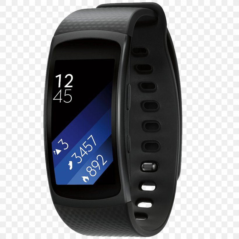 Samsung Gear Fit2 Samsung Gear Fit 2 Activity Tracker, PNG, 1000x1000px, Samsung Gear Fit, Activity Tracker, Communication Device, Electronic Device, Electronics Download Free