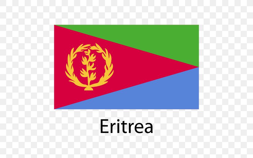 Flag Of Eritrea National Flag Eritrean Air Force, PNG, 512x512px, Flag Of Eritrea, Area, Brand, Country, Eritrea Download Free