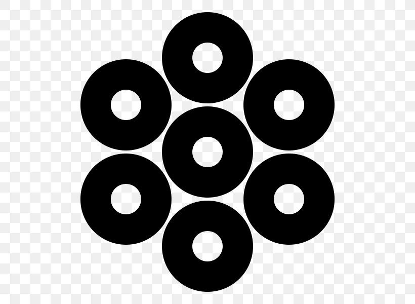 Mon Circled Dot Crest Heraldry Japan, PNG, 600x600px, Mon, Area, Black And White, Brand, Circled Dot Download Free