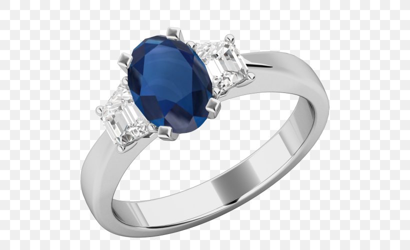 Sapphire Engagement Ring Diamond Wedding Ring, PNG, 500x500px, Sapphire, Aquamarine, Body Jewelry, Diamond, Emerald Download Free