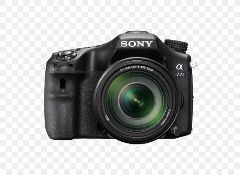 Sony Alpha 77 II Single-lens Reflex Camera Full-frame Digital SLR, PNG, 600x600px, Camera, Active Pixel Sensor, Apsc, Camera Accessory, Camera Lens Download Free