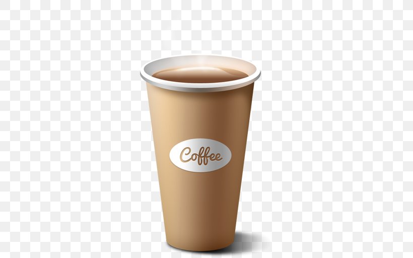 Coffee Cup Paper Cup Espresso, PNG, 512x512px, Coffee, Barista, Cafe, Cafe Au Lait, Caffeine Download Free