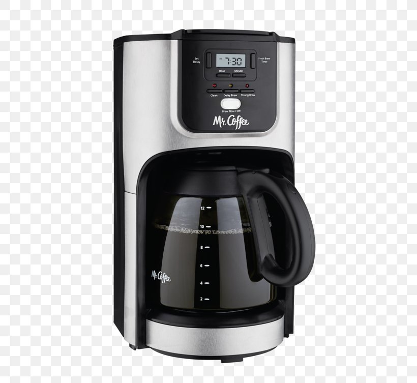 Coffeemaker Mr. Coffee 12 Cup Programmable Coffee Maker Coffee Cup, PNG, 449x753px, Coffee, Brewed Coffee, Coffee Cup, Coffeemaker, Cup Download Free