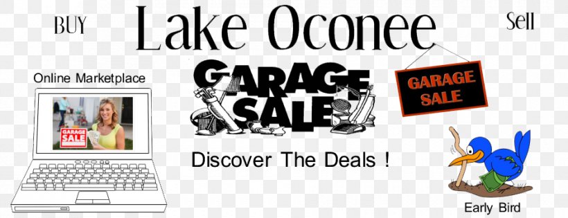 Lake Oconee Oconee River Advertising Garage Sale, PNG, 940x362px, 2018 Gmc Yukon Xl Slt, Lake Oconee, Advertising, Banner, Brand Download Free