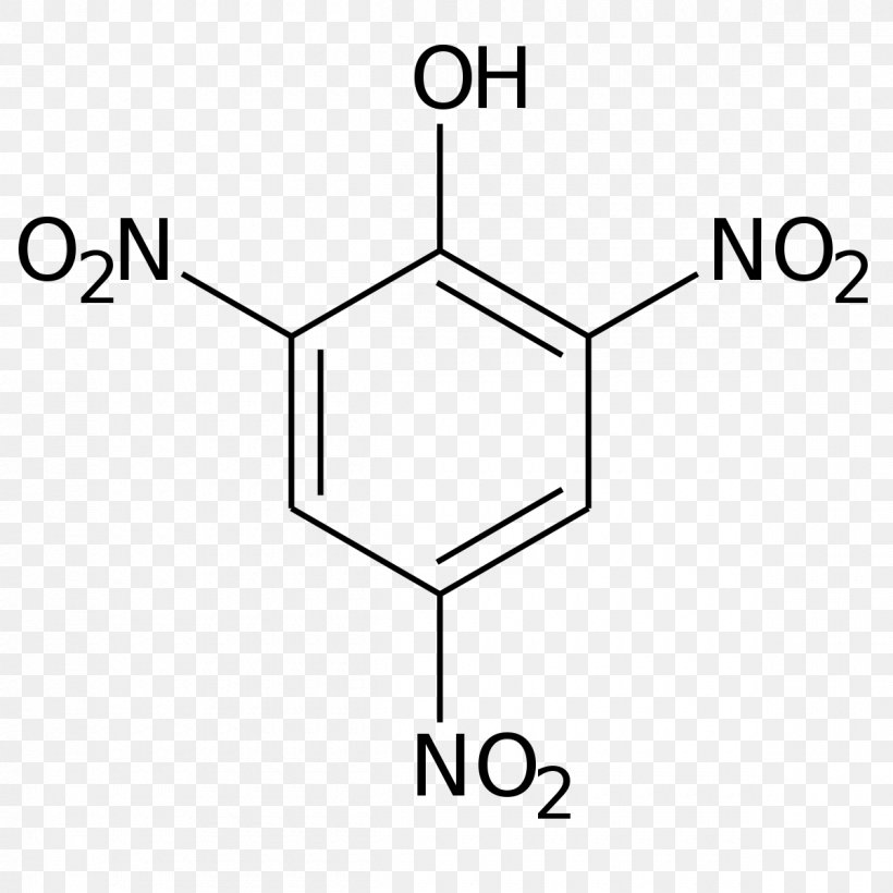 Picric Acid TNT Chemical Compound Picrate, PNG, 1200x1200px, Picric Acid, Acid, Ammonium, Area, Black Download Free