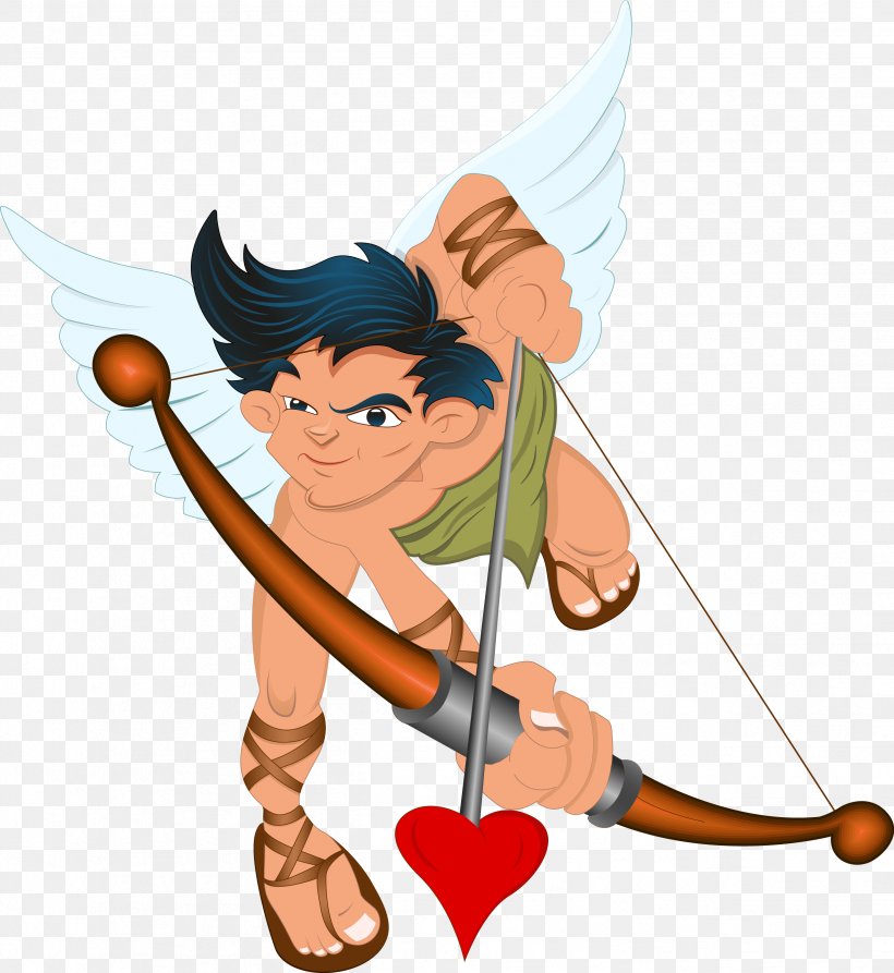 Cupid Animation Clip Art, PNG, 2493x2717px, Watercolor, Cartoon, Flower, Frame, Heart Download Free