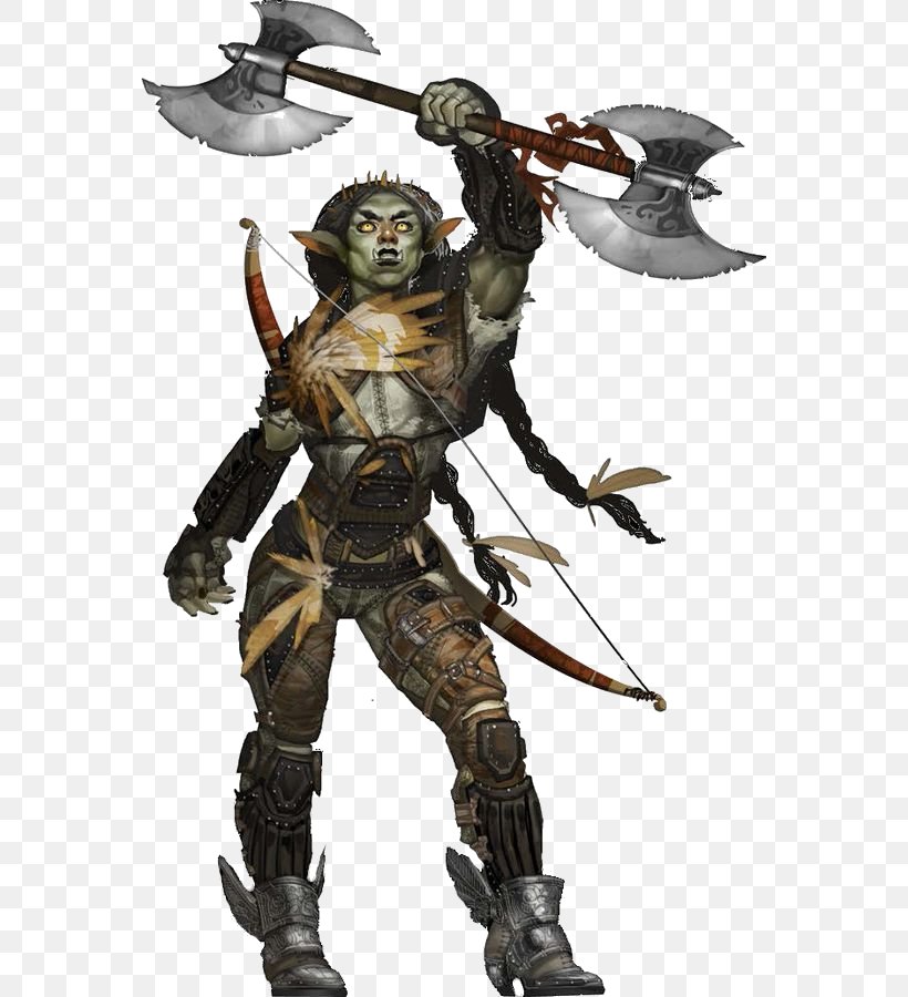 Pathfinder Roleplaying Game Dungeons & Dragons Half-orc Role-playing Game, PNG, 564x900px, Pathfinder Roleplaying Game, Action Figure, Armour, Axe, Barbarian Download Free