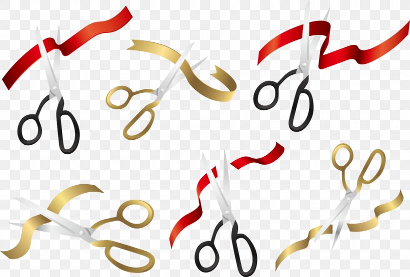 Scissors Opening Ceremony Ribbon, PNG, 1348x913px, Watercolor, Cartoon, Flower, Frame, Heart Download Free