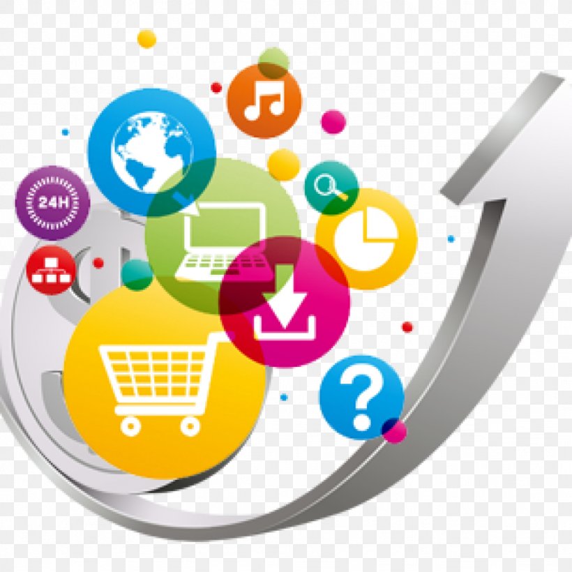 Digital Marketing E-commerce Electronic Business Website Development, PNG, 1024x1024px, Digital Marketing, Brand, Company, Ecommerce, Electronic Business Download Free