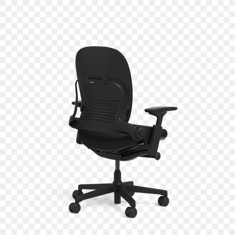 Office & Desk Chairs Steelcase Leap Chair Human Factors And Ergonomics, PNG, 1024x1024px, Office Desk Chairs, Armrest, Black, Chair, Comfort Download Free