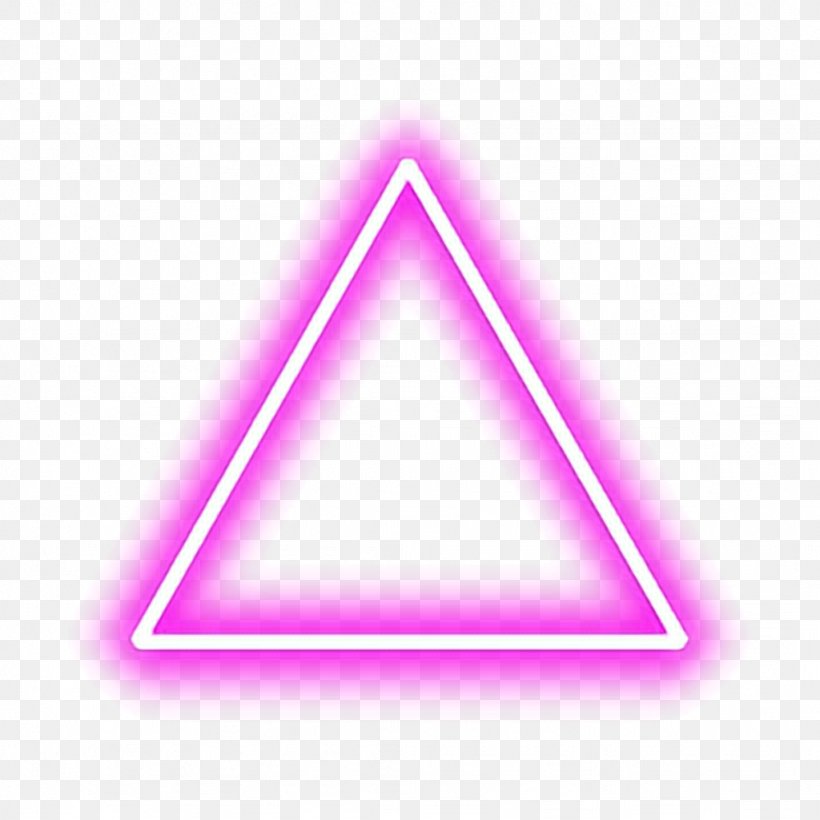 Triangle Image Vector Graphics Neon, PNG, 1024x1024px, Triangle, Image Editing, Musical Instrument, Neon, Neon Sign Download Free