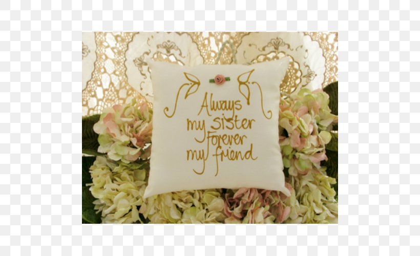 Adornment Gift Floral Design Pillow Wedding, PNG, 500x500px, Adornment, Anniversary, Cushion, Cut Flowers, Daughter Download Free