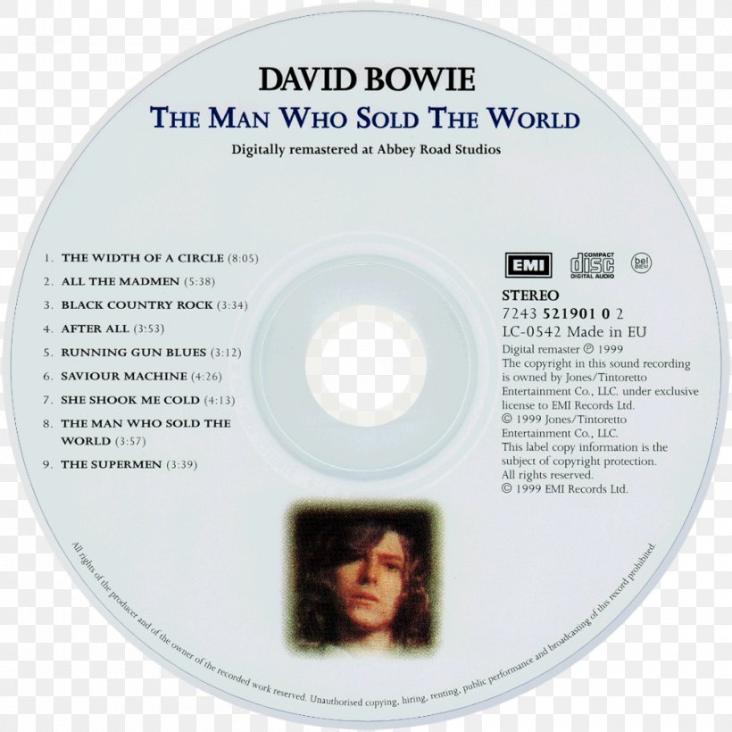 Compact Disc The Man Who Sold The World Album Cover David Bowie, PNG, 1000x1000px, Compact Disc, Album, Album Cover, Chord, Cover Art Download Free