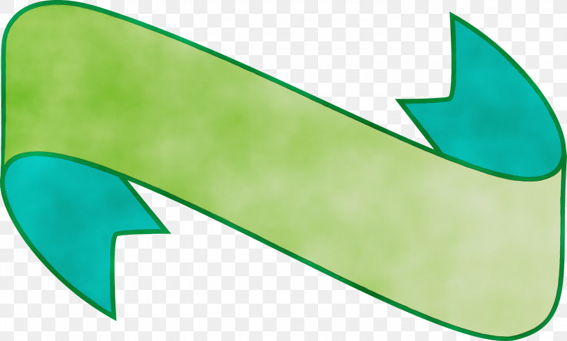 Green Line Flag Wing, PNG, 3000x1809px, Ribbon, Flag, Green, Line, Paint Download Free