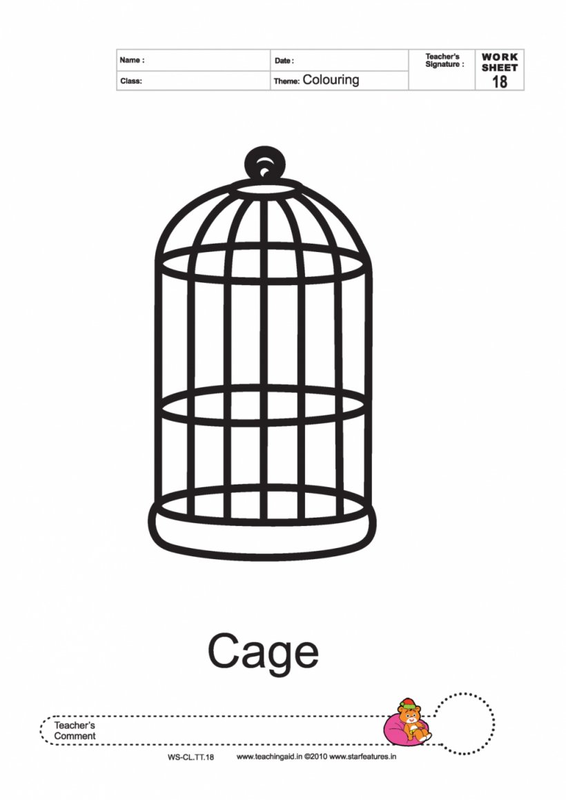 Birdcage Parrot Coloring Book Domestic Canary, PNG, 1024x1448px, Bird, Area, Aviary, Birdcage, Book Download Free