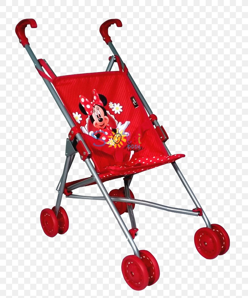 Minnie Mouse Doll Stroller Baby Transport Toy, PNG, 804x987px, Watercolor, Cartoon, Flower, Frame, Heart Download Free