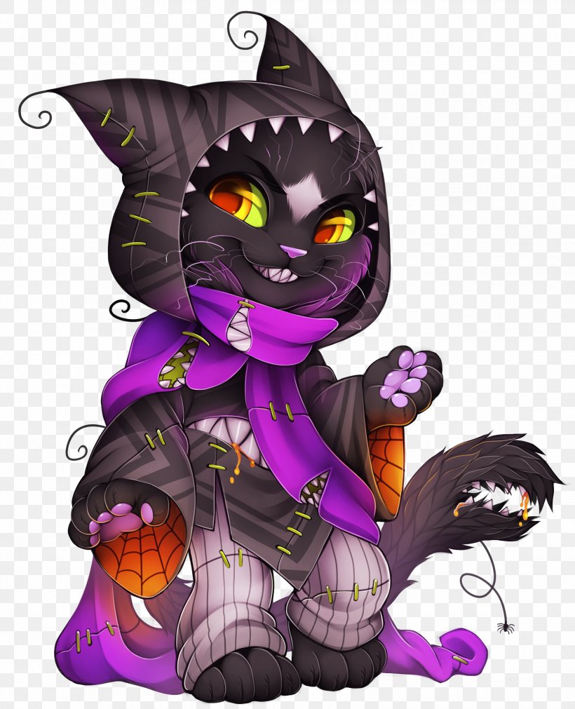 Black Cat Costume Halloween Fennec Fox, PNG, 1753x2162px, Cat, Art, Black Cat, Carnivoran, Cartoon Download Free