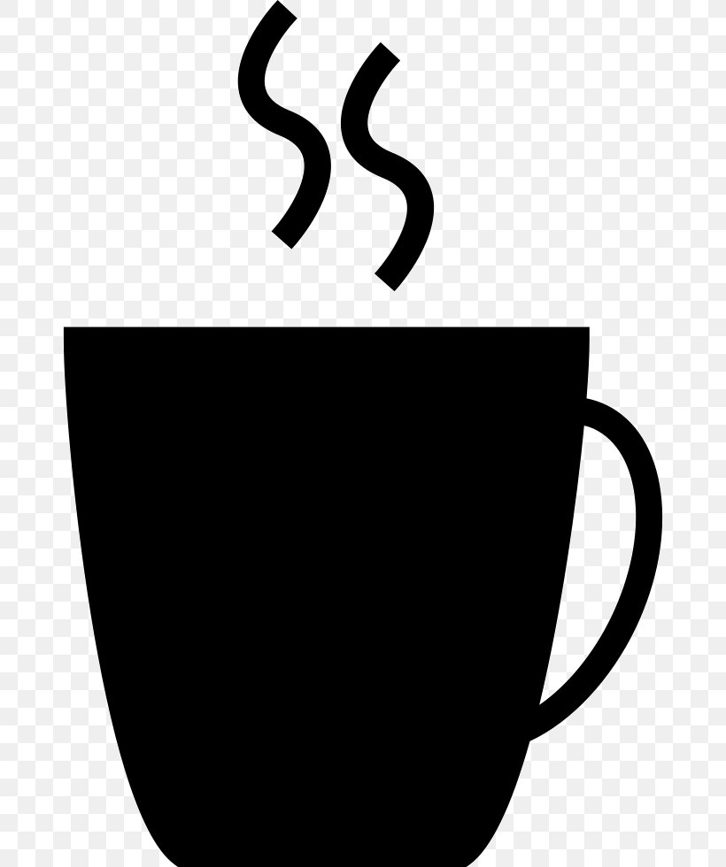 Coffee Mug Clip Art Symbol, PNG, 678x980px, Coffee, Black, Black And White, Brand, Cafe Download Free