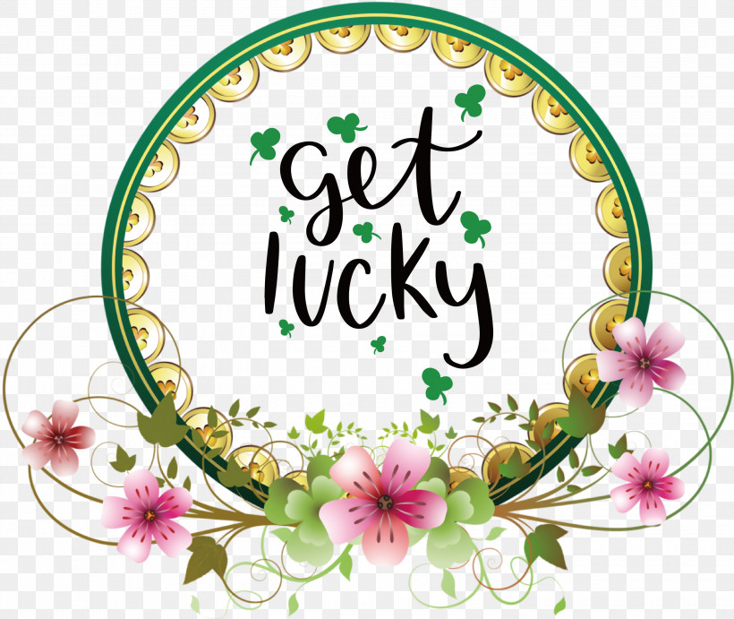 Get Lucky Saint Patrick Patricks Day, PNG, 3000x2531px, Get Lucky, Cdr, Patricks Day, Saint Patrick, Watercolor Painting Download Free