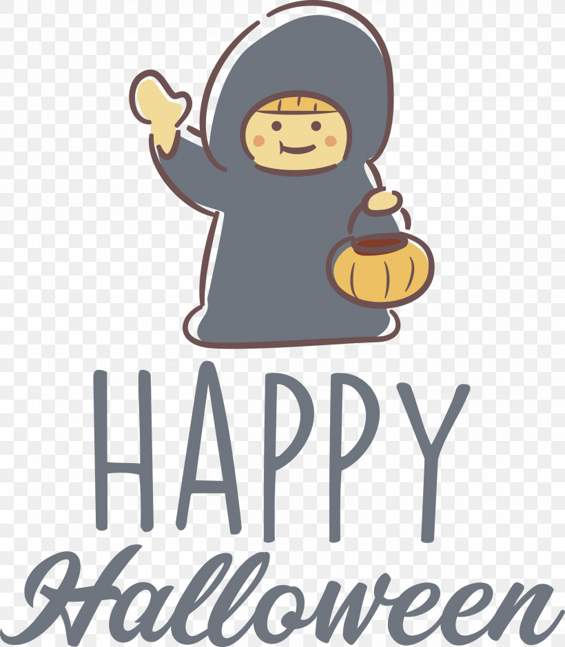 Happy Halloween, PNG, 2619x3000px, Happy Halloween, Behavior, Cartoon, Character, Happiness Download Free