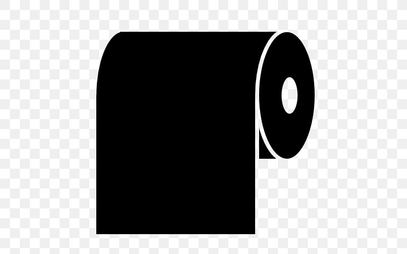 Toilet Paper Holders, PNG, 512x512px, Paper, Bathroom, Bathtub, Black, Black And White Download Free