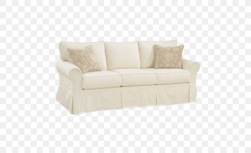 Loveseat Slipcover Couch Furniture Sofa Bed, PNG, 500x500px, Loveseat, Beige, Chair, Comfort, Couch Download Free
