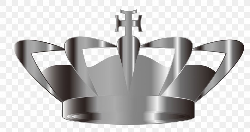 Silver Crown Computer File, PNG, 1994x1055px, Silver, Argent, Black And White, Cartoon, Crown Download Free