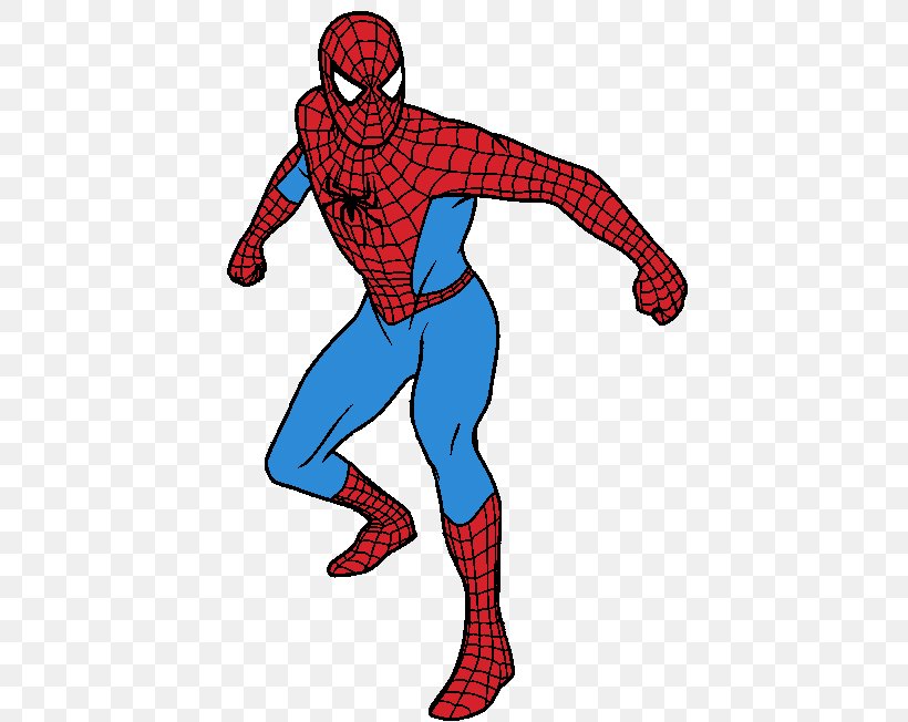 Spider-Man Clip Art Openclipart Free Content Image, PNG, 422x652px, Spiderman, Arm, Art, Baseball Equipment, Cartoon Download Free