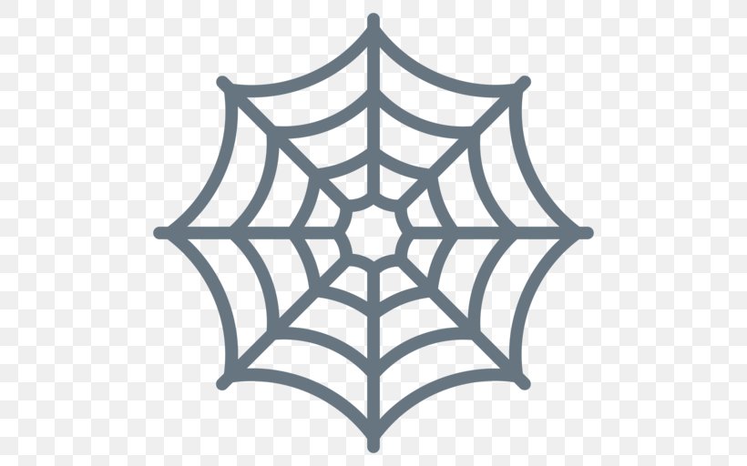 Spider Web Stencil Spider-Man Template, PNG, 512x512px, Spider, Area, Black And White, Carving, Coloring Book Download Free