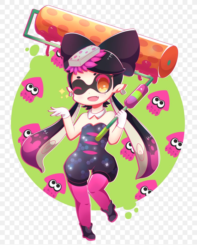 Splatoon 2 Drawing Amiibo, PNG, 782x1022px, Watercolor, Cartoon, Flower, Frame, Heart Download Free