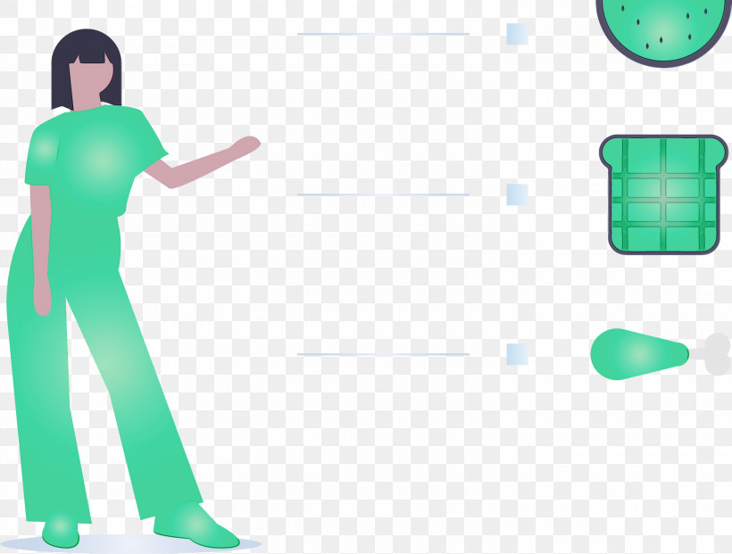 Green Standing Line, PNG, 3000x2273px, Diet, Green, Line, Paint, Standing Download Free