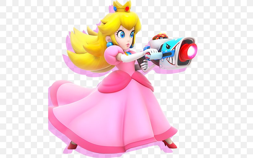 Mario + Rabbids Kingdom Battle Super Princess Peach Mario & Yoshi Luigi, PNG, 507x512px, Mariorabbids Kingdom Battle, Doll, Fictional Character, Figurine, Luigi Download Free