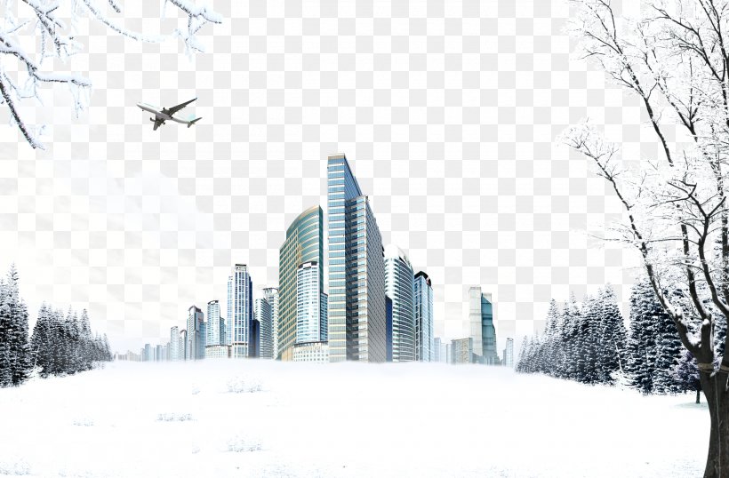 Winter Snow Poster, PNG, 2500x1643px, Snow, Architecture, Blizzard, Building, City Download Free