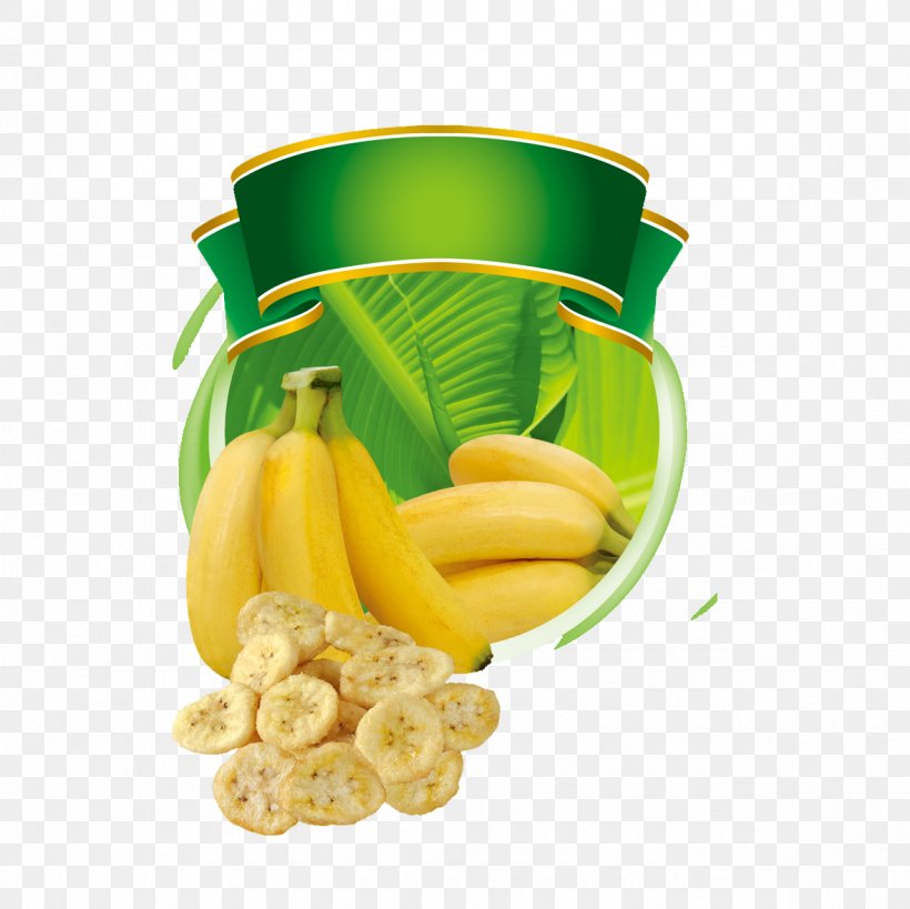 Banana Chip Food, PNG, 1181x1181px, Banana, Banana Chip, Banana Family ...