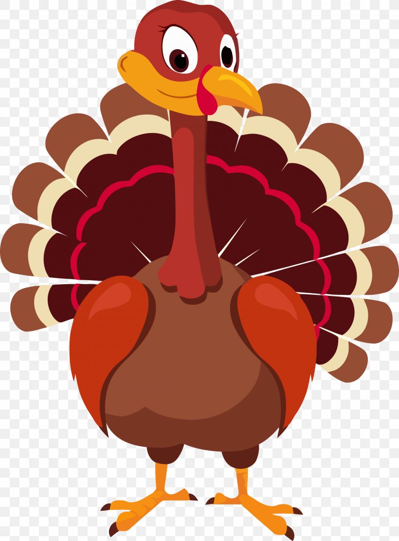 Thanksgiving Turkey, PNG, 2216x3000px, Thanksgiving Turkey, Beak, Bird, Cartoon, Flightless Bird Download Free